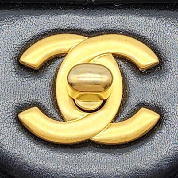 Chanel Quilted Lambskin Leather Pearl Crush Mini Flap Bag in Black - Picture 8 of 14